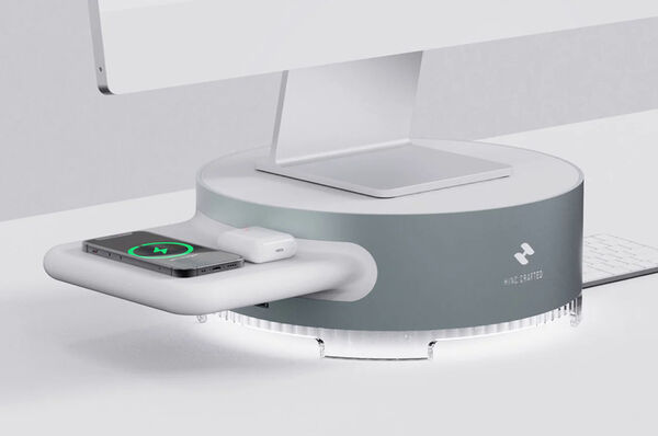 Functional Device-Charging Computer Stands