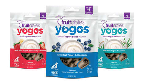 Yogurt Roll-Up Dog Treats