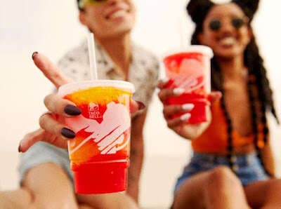 Cherry-Flavored Iced Slushies