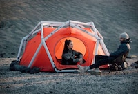 Collaboration Geodesic Tent Designs