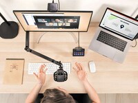 Floating Workstation Microphone Holders Image 5