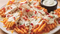 Cheesy Waffle Fries Appetizers Image 1
