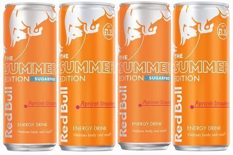 Vanvid kravle hylde Apricot Berry Energy Drinks : Red Bull Apricot-Strawberry Summer Edition