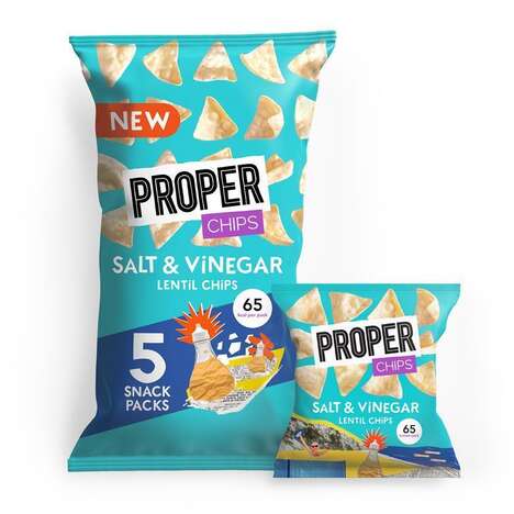 Portioned Lentil Chip Packaging