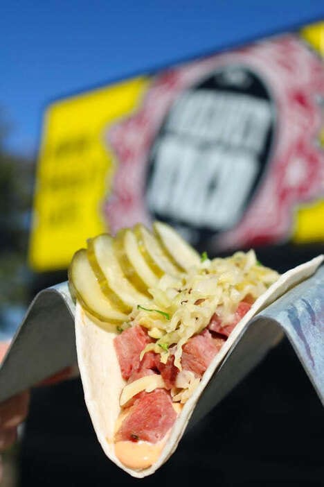 Festive Corned Beef Tacos