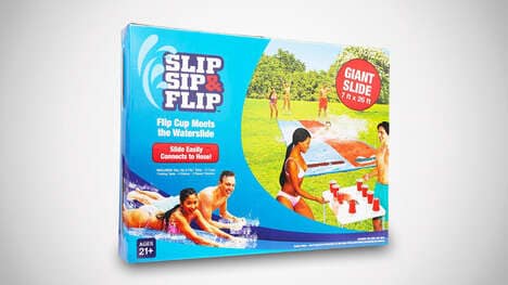 Outdoor Waterslide Drinking Games