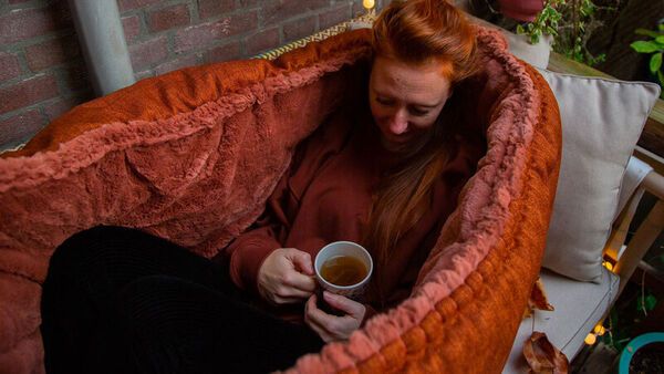 Oversized Hollow Pillow Designs : Floof snuggle sack and floor pillow