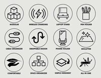 Magnetic Desk Organization Mats Image 3
