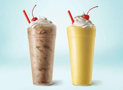Cake-Flavored Ice Cream Shakes