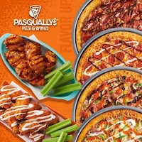 Sauce-Drizzled Pizza Menus