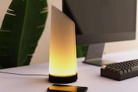 Hollow Candle-Like Table Lamps Image 1