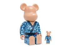Kimono-Adorned Fashion Figurines