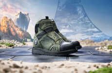 Video Game-Themed Military Boots
