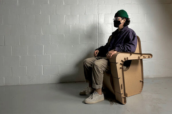 Ergonomic Cardboard Seat Designs