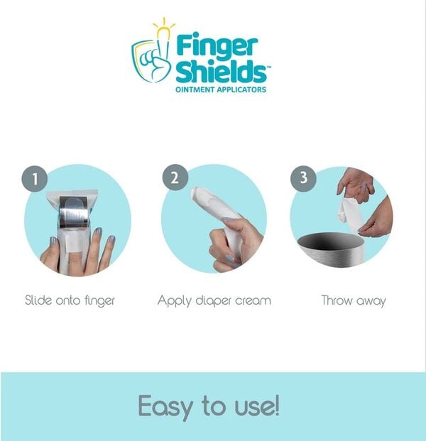 Diaper-Specific Finger Shields