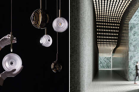 Multifaceted Glass Crystal Fixtures