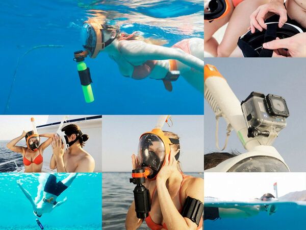 Submarine-Inspired Diving Masks : Periscope Mask