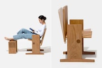 Modernized Rocking Chair Furniture Image 1