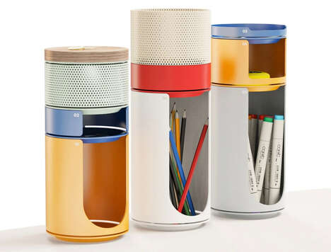 Stackable Tower Workstation Organizers