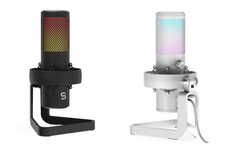 Color-Changing Streamer Microphones