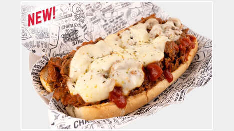 Pizza-Inspired Cheesesteak Sandwiches