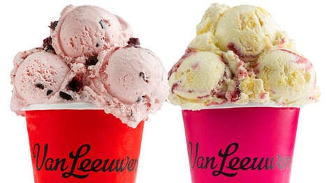 Fruity Layer Cake Ice Creams