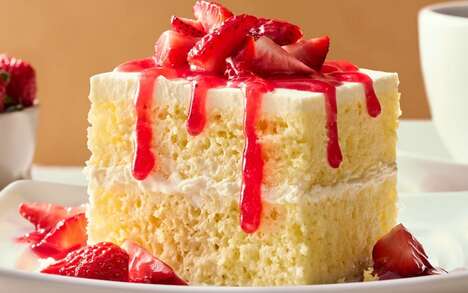 Staked Strawberry Cream Cakes