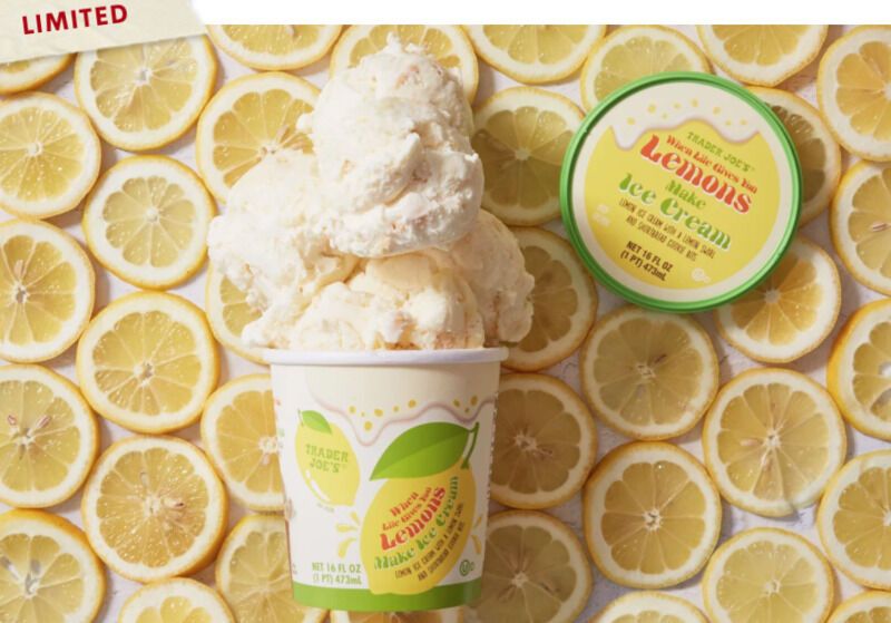 Tart Lemon Ice Creams