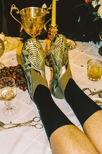 Crystal-Adorned Football Sneakers Image 2