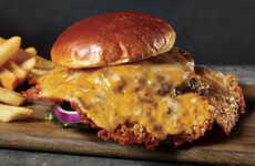 Crispy Cheese-Encircled Burgers