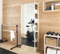 Mirrored Freestanding Storage Closets Image 2