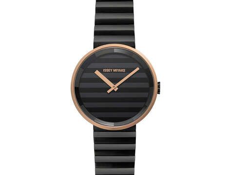 Subtly Striped Timepieces