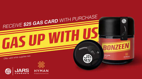 Cannabis-Branded Gas Card Giveaways