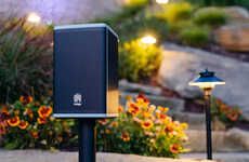 Solar-Powered Outdoor Speakers