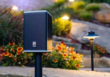Solar-Powered Outdoor Speakers