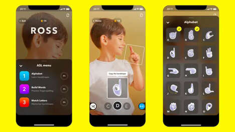 Educational ASL Social Filters