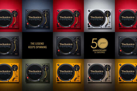Colorful Commemorative Turntables