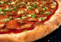 Vegan Pepperoni Pizzas