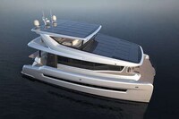 Minimalist Solar Power Catamarans Image 2