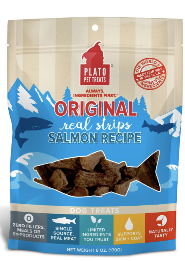 plato salmon dog treats