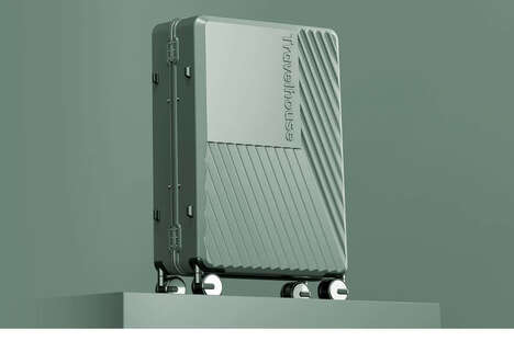 Chic Shadow Effect Suitcases