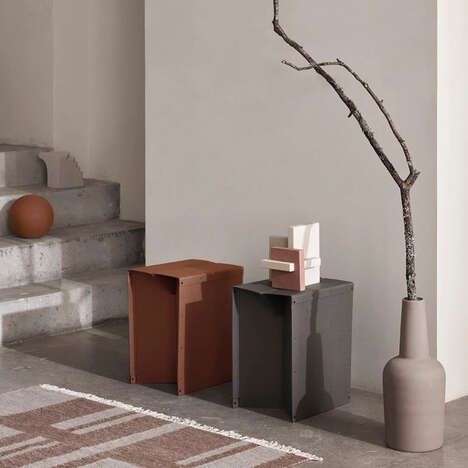 Collapsible Flatpack Side Tables