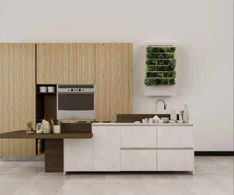 Wall-Mounted Hydroponic Gardens