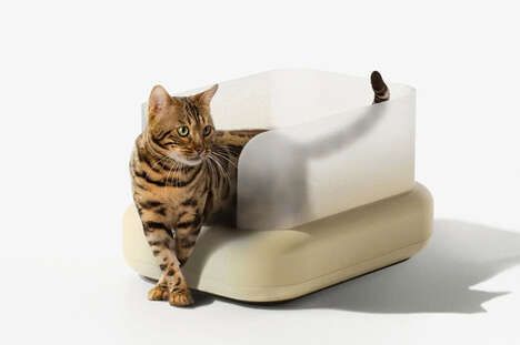 Minimalist Feline Litter Boxes