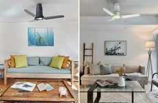Florally-Inspired Ceiling Fans