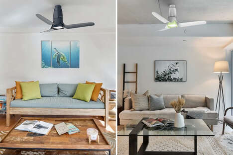 Florally-Inspired Ceiling Fans