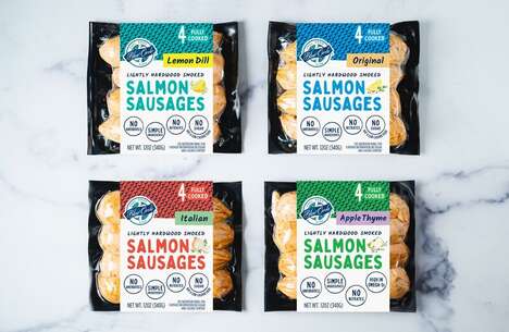 Sustainable Salmon Sausages