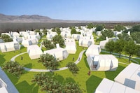 Origami-Inspired Disaster Relief Pods Image 7