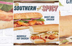 Southern Cuisine Submarine Sandwiches