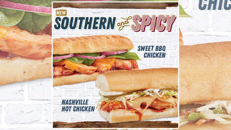 Southern Cuisine Submarine Sandwiches